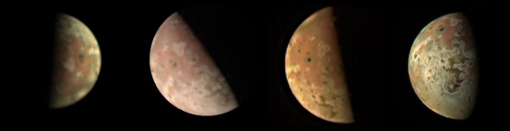 NASA, Jüpiter'in en volkanik uydusunun nefes kesici fotoğraflarını yayınladı