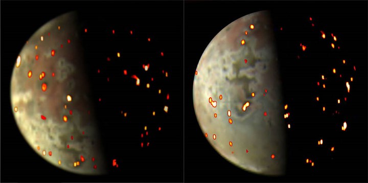NASA, Jüpiter'in en volkanik uydusunun nefes kesici fotoğraflarını yayınladı