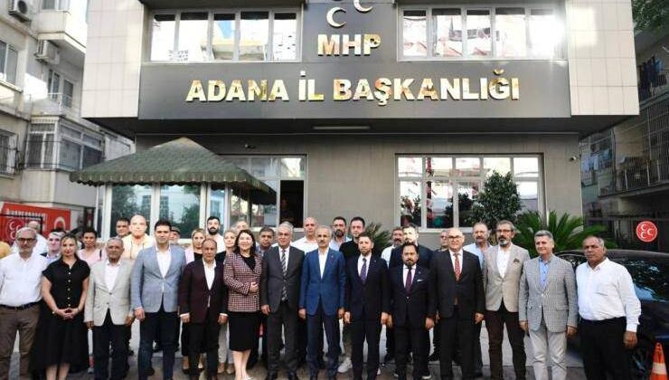 Ulaştırma ve Altyapı Bakanı Abdulkadir Uraloğlu ve Ak Parti heyetinden Başkan Yusuf Kanlı’ya ziyaret