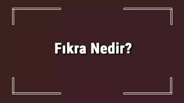 Fıkra Nasıl Yazılır?