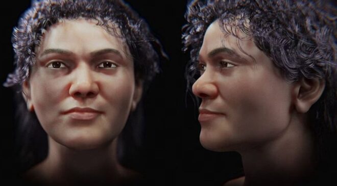 Araştırmacılar 45 bin yıl önce yaşamış kadının yüzünü ortaya çıkardılar