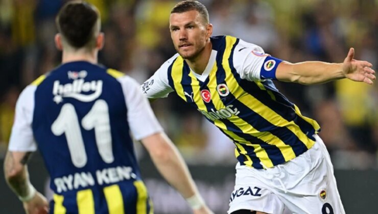 Kulübün geçmişinde onun gibisi yok! İlk lig maçında duble yapan Dzeko, Fenerbahçe tarihine geçti