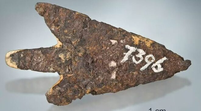 Uzay demiriyle dövülen 3 bin yıllık silah keşfedildi