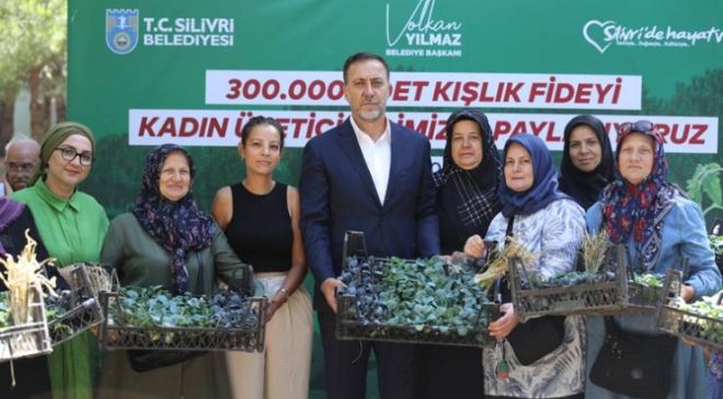 Silivrili Kadın Üreticilere 300.000 Adet Fide