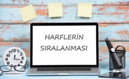 4. Sınıf Türkçe Alfabemizde Harflerin Sıralanması Ve Hangi Harf Daha Önce Gelir