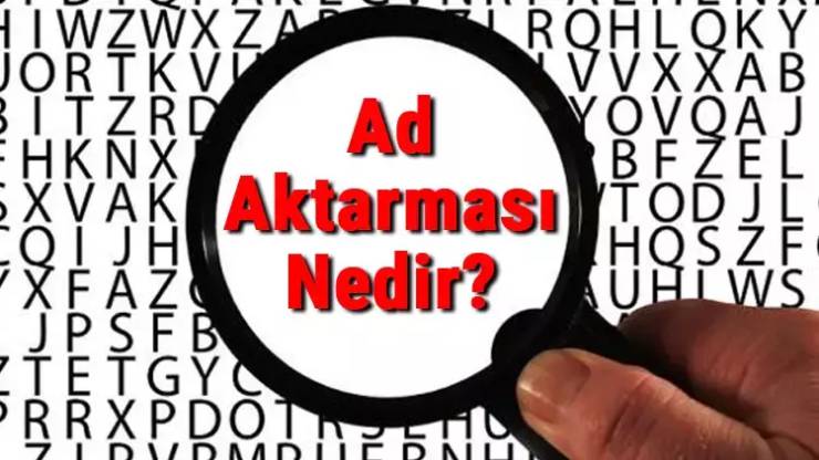 Ad Aktarması – Edebi Sanatlar