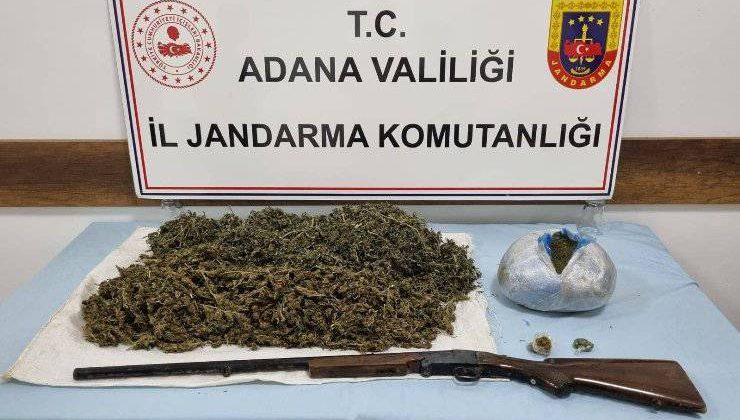 Adana’nın Seyhan İlçesinde 2.500 Gr. Kubar Esrar ve Ruhsatsız Av Tüfeği Ele Geçirildi