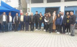 Gaziköy Anadolu Lisesinden Türkeş Manga’ya Taziye Ziyareti