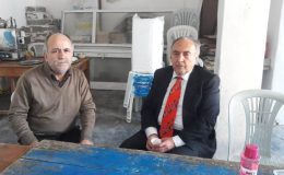 MHP Kozan Belediye Başkan Aday Adayı Pazarcı’dan Türkeş Manga’ya Taziye Ziyareti
