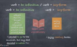 The Infinitive And – İng Forms