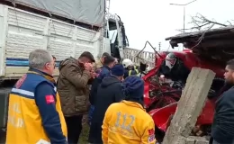 Hacıbeyli Mahallesindeki trafik kazasında 2 kişi yaralandı