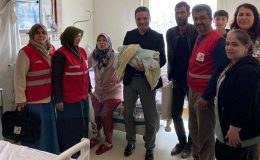 Kızılay Kozan Şubesinden Kozan Devlet Hastanesinde Yeni Doğan Bebeklere Destek