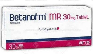 Betanorm MR 30 mg 30 Tablet Endikasyonları