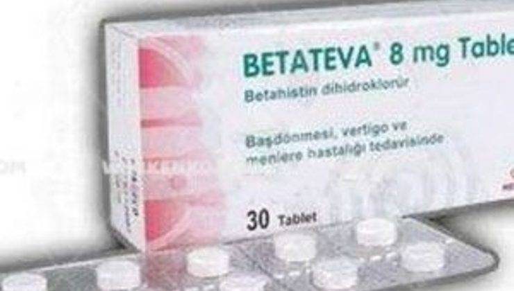Betateva 8 mg 30 Tablet Endikasyonları