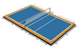 Voleybolda oyun alanı ölçüleri