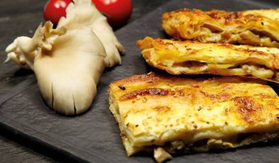 İstiridye Mantarlı Sebzeli Börek