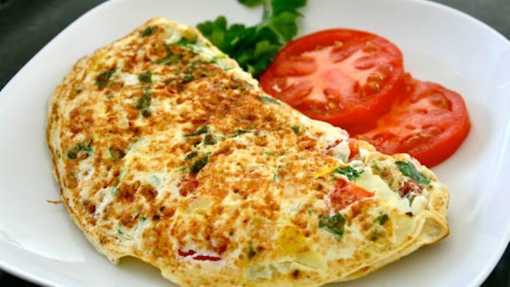 Kekikli Omlet