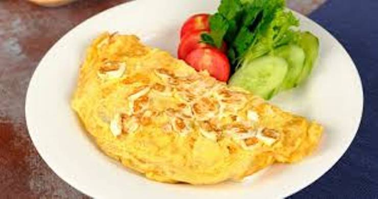 Kolay Kaşar Peynirli Omlet