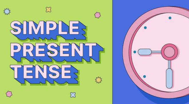 The simple present tense