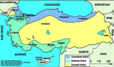 Türkiye’de İklim Elemanları