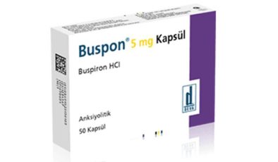 Buspon 5 mg 50 Kapsül Endikasyonları