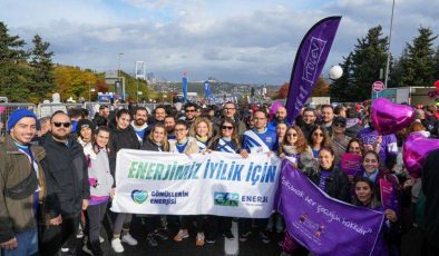 CK Enerji çalışanları, İstanbul Maratonu’nda “Eğitim Hakkı” için koştu