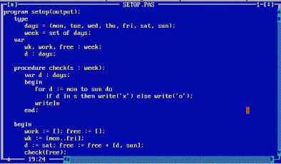 PAS dosya uzantısı Pascal kaynak kodları
