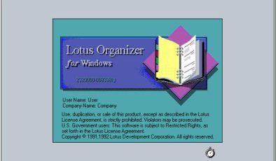 ORG dosya uzantısı Lotus Organizer File