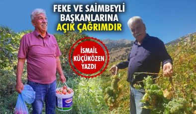 Feke Saimbeyli Başkanlarına Açık Çağrımdır