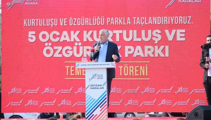 5 Ocak Kurtuluş ve Özgürlük Parkı’nın temeli atıldı