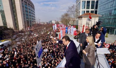 Ekrem İmamoğlu ifade verdi… On binlere seslendi