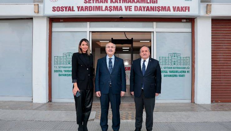 Vali Köşger’den Seyhan Sosyal Yardımlaşma Ve Dayanışma Vakfı’na Ziyaret