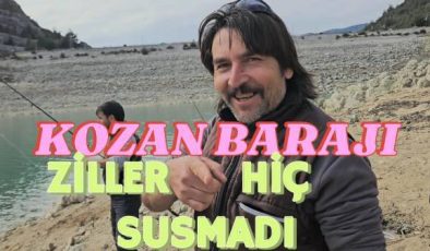 Kozan barajı balık avı ziller hiç susmadı, kış günü çok balık yakaladık…