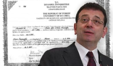İmamoğlu’nun diplomasını ‘kanser doktoru’ iptal etti