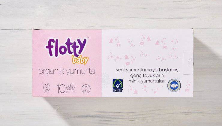 Bebekler için organik yumurta ‘flotty’