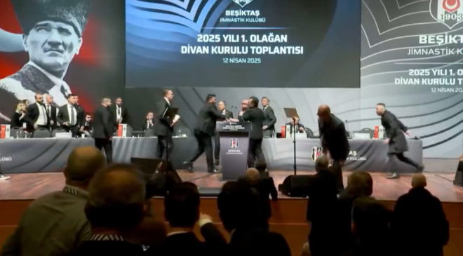 Beşiktaş Divan Kurulu’nda kavga! Hasan Arat’a yumruk