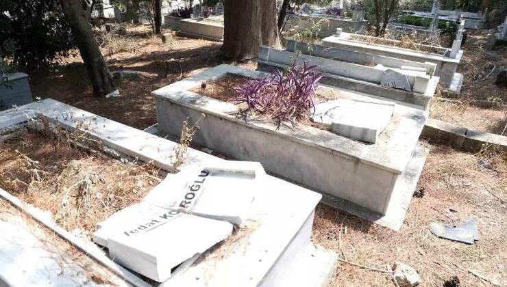 Kozan’da Mezarlıkta Vandalizm: 20 Mezar Taşı Kırıldı