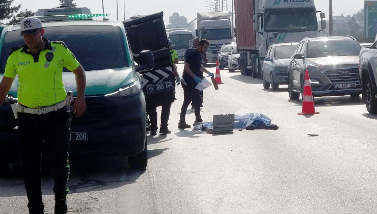 TAG Otoyolu’nda TIR Yayaya Çarptı: Bir Kişi Hayatını Kaybetti