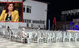 Çeştepe’de Çerçioğlu protestosu: Konser boş kaldı