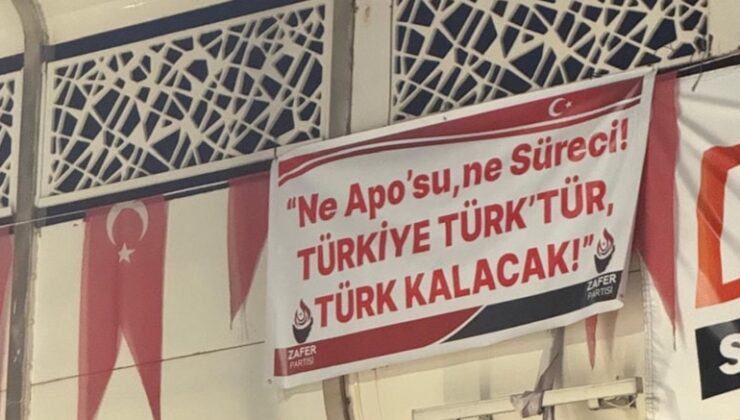 “Ne Apo’su, ne süreci!” pankartı Elazığ’ı karıştırdı