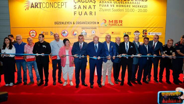 Birinci Adana Çağdaş Sanat Fuarı’nın Açılışı Gerçekleştirildi
