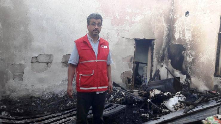 Kozan’da Yürek Yakan Yangın: Yaşlı Kadının Evi Kül Oldu