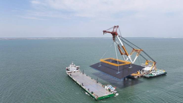Çin, Bohai Denizi’nde 1,8 GW’lık deniz üstü fotovoltaik (PV) projesine başladı