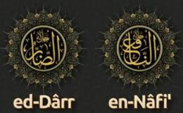Kadere İman, Hayır ve Şer Allah’tandır, Allah’ın Ed-Dârr, En-Nâfi’ İsimleri