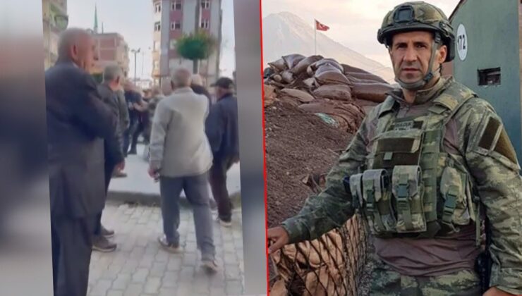 Orkun Özeller’e saldırmak isteyen MHP’liyi şehit yakınları engelledi
