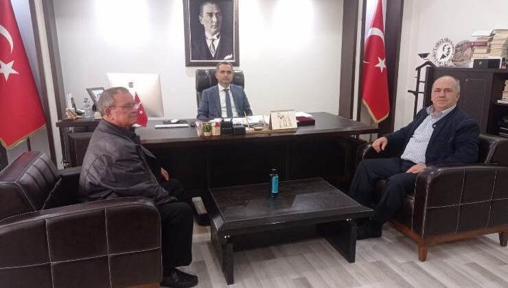 Başkan Türkeş Manga Kozan Kaymakamı Bahattin Alp Arslanköylü’yü Ziyaret Etti