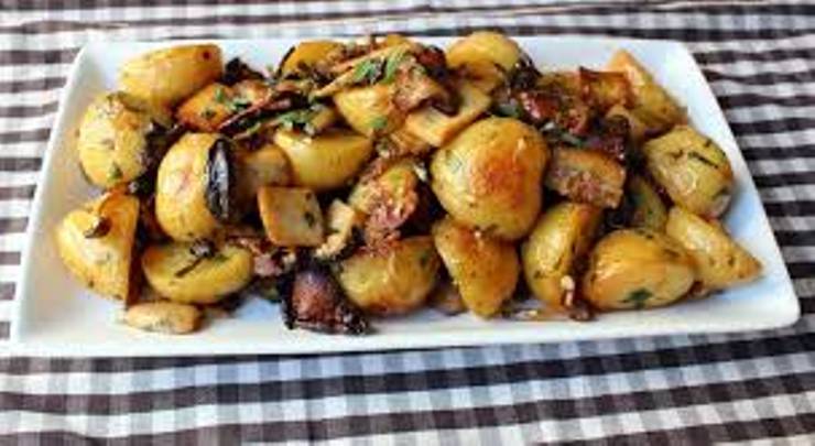 Mantarlı patates