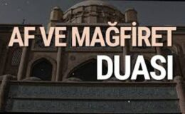 Af ve Mağfiret Duası