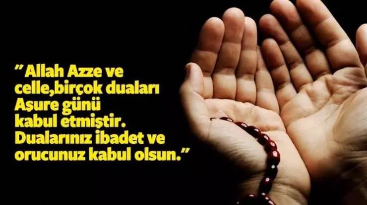 Aşure günü 10 Muharrem duası