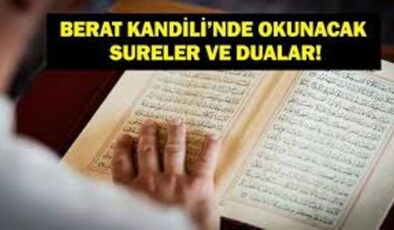 Berâet Gecesi Okunacak Dua